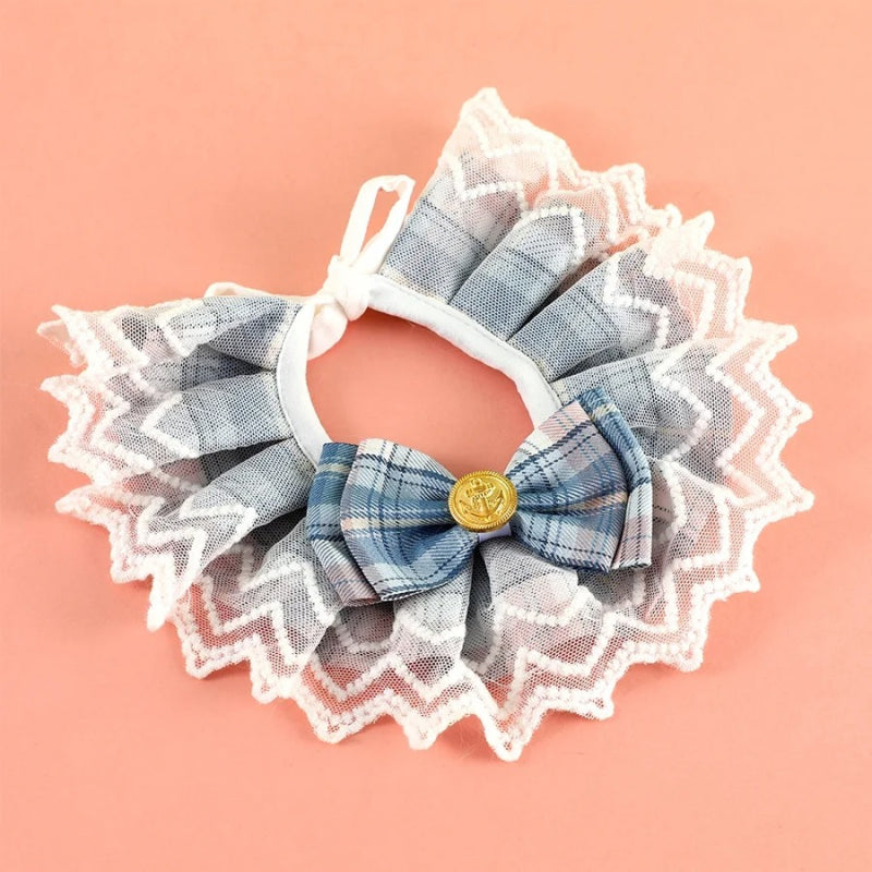 Cute Lace Bowtie Pet Bib