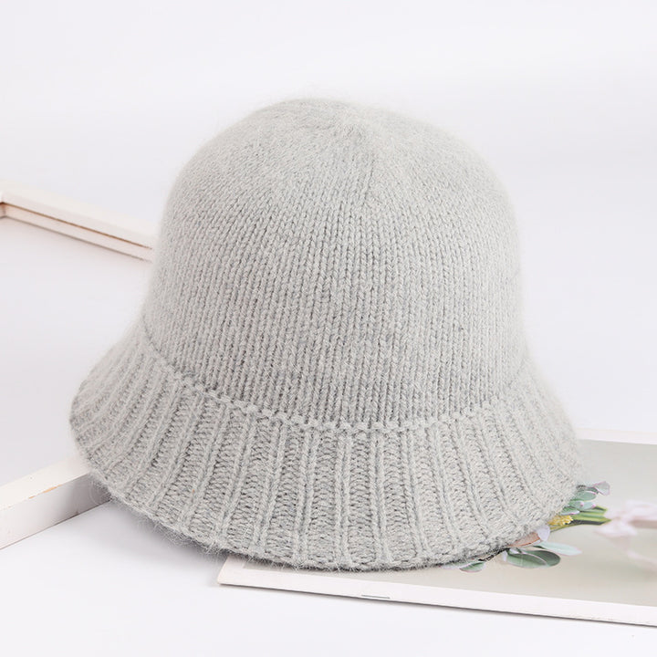 Stylish 7-Color Wool Bucket Cap for Women - Cozy Fishing Hat