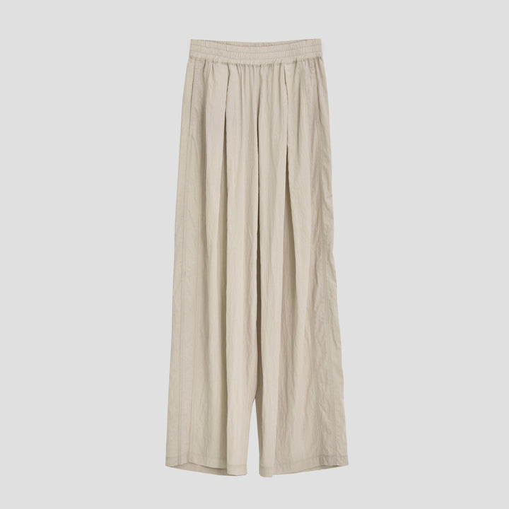 Pleated High Waisted Wide Leg Pants for Women