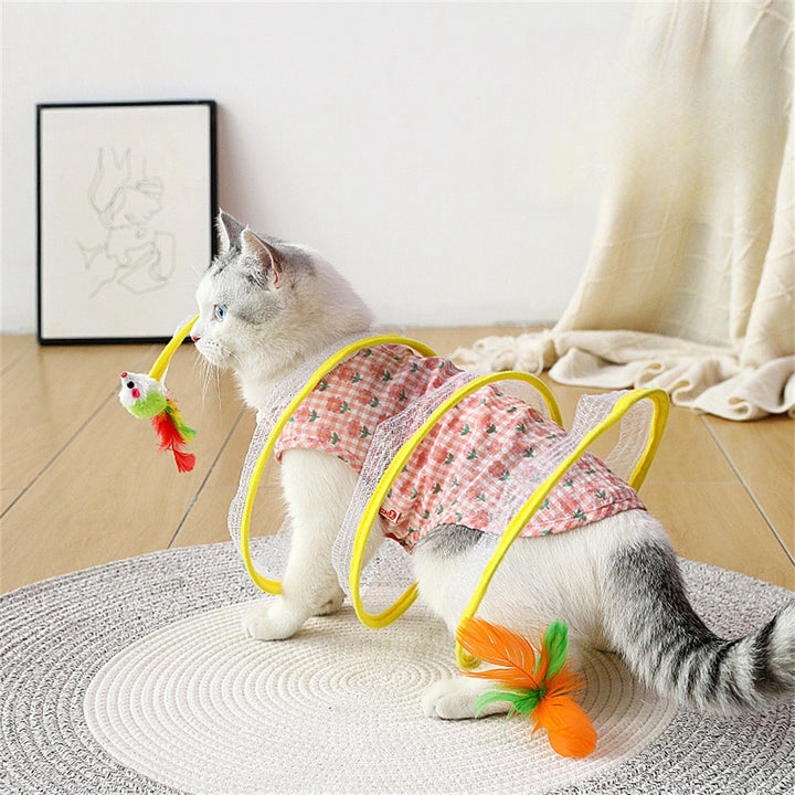 Folded Cat Tunnel Toy