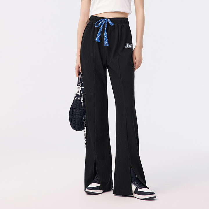 Trendy Flared Split Pants for Women