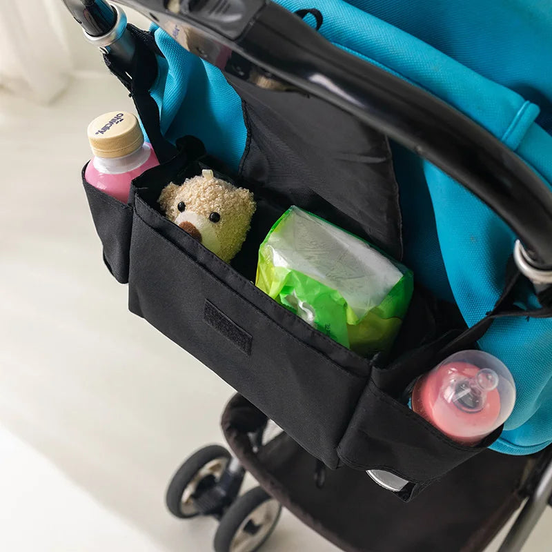 Korean-Inspired Multipurpose Stroller Organizer with Cup Holder