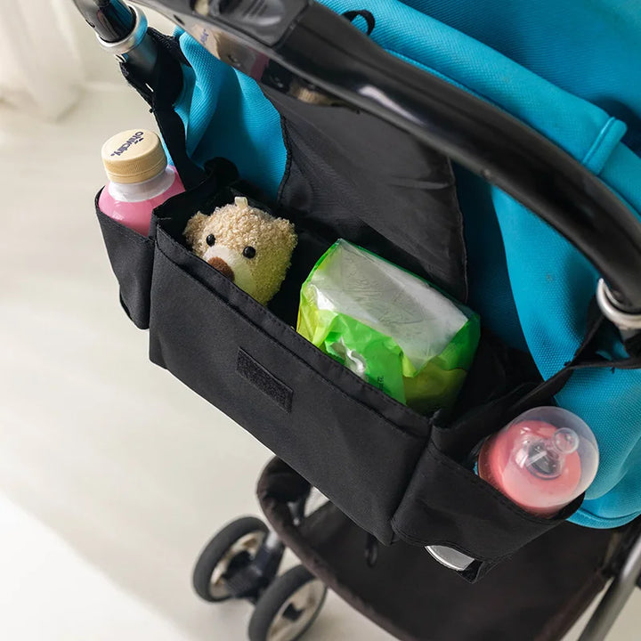 Korean-Inspired Multipurpose Stroller Organizer with Cup Holder