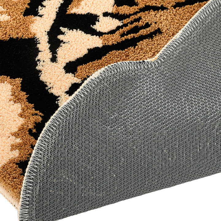 Tiger Head Tufted Rug for Living Room and Kids Bedroom