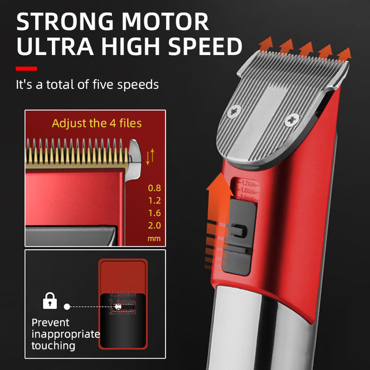 LCD Display Hair Clipper