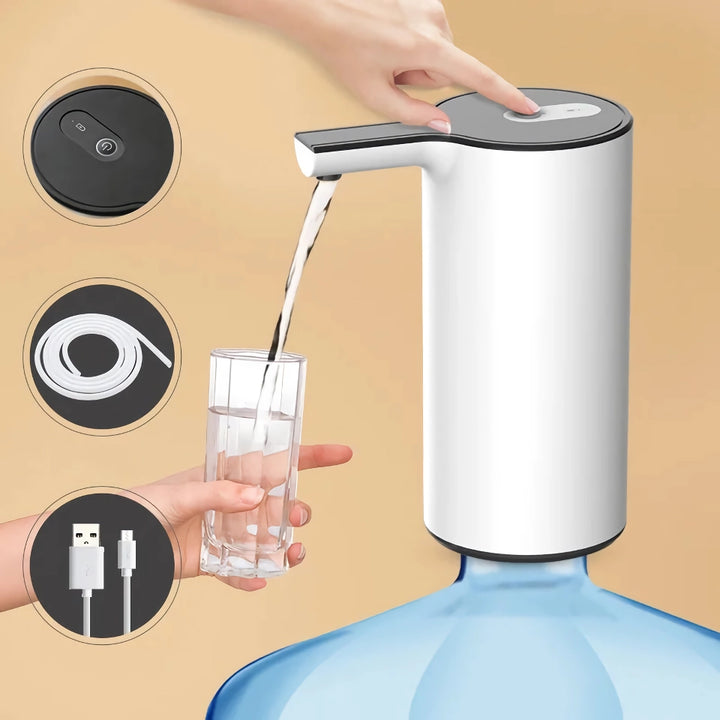 Automatic Electric Water Dispenser Pump – USB Rechargeable Smart Drinking Solution