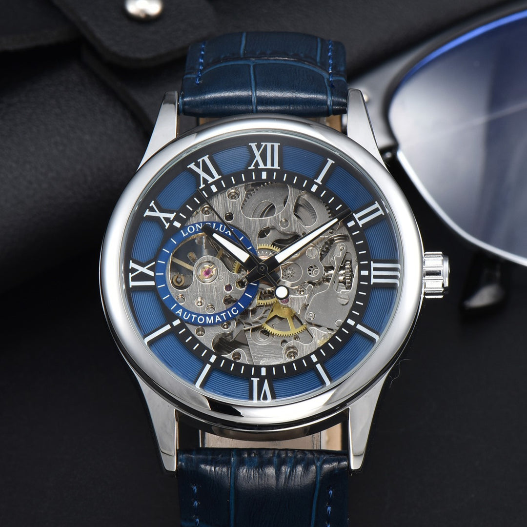 Men's Mechanical Watch Roman Scale Waterproof Fashion Business