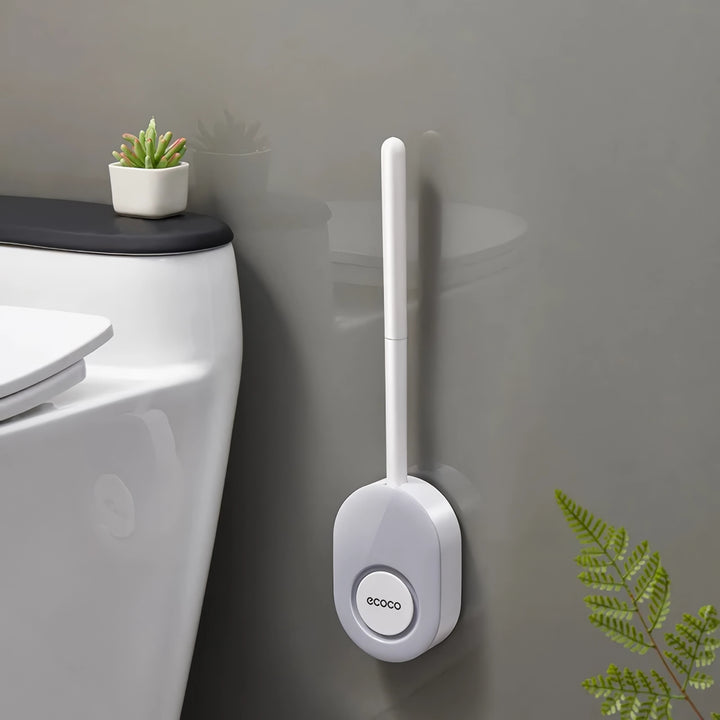 Eco-Friendly Soft Silicone Toilet Brush with Holder