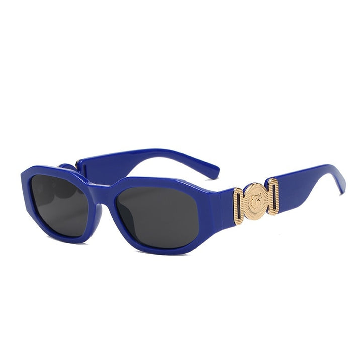 Chic Rectangle UV400 Sunglasses – Unisex Vintage-Inspired Travel Shades