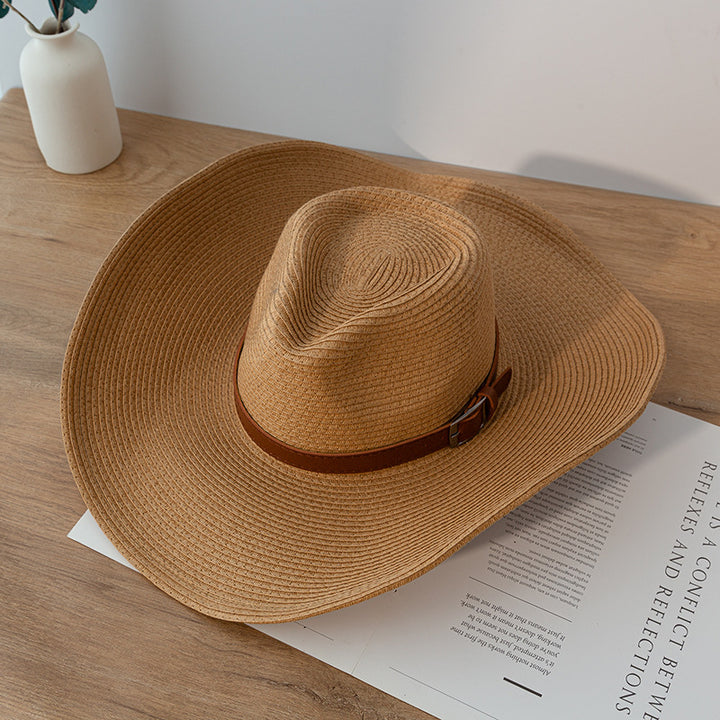 Stylish Natural Paper Western Cowboy Hat