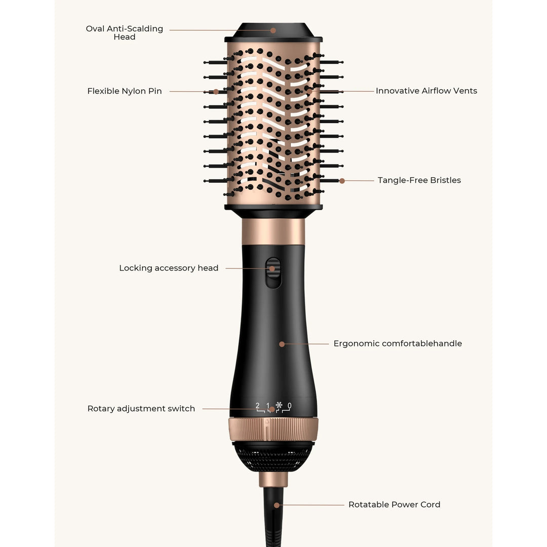 Professional 4 In 1 Blow Dryer Brush