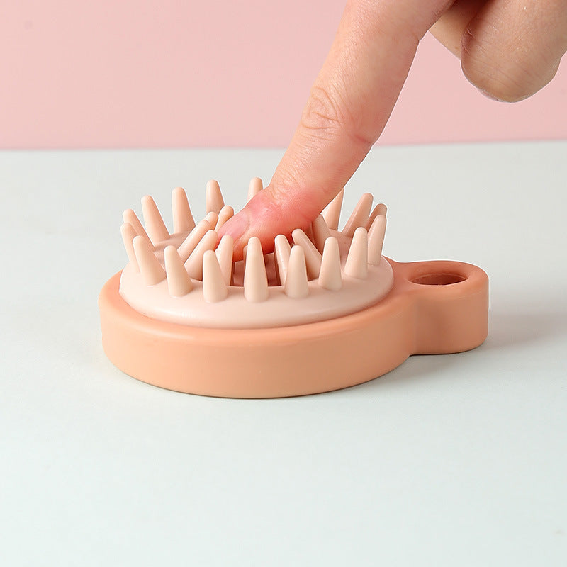 Silicone Scalp Massaging Shampoo Brush