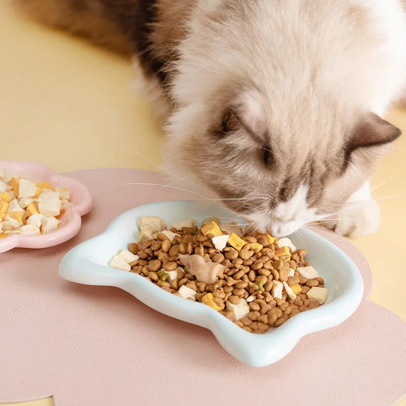 Cat Ceramic Food Bowl