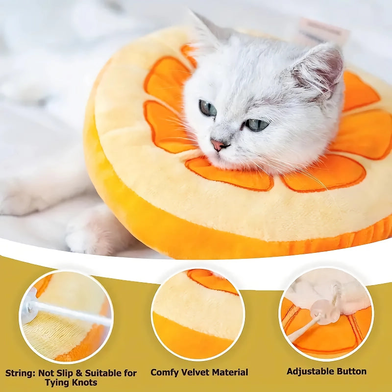 Adjustable Fruit-Shaped Cat and Dog Elizabethan Collar