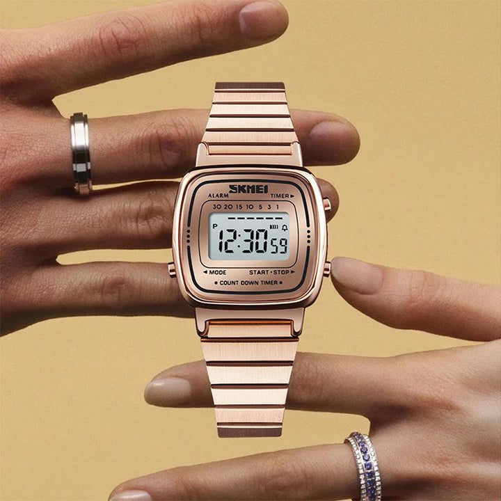 Luxury Gold Digital Watch