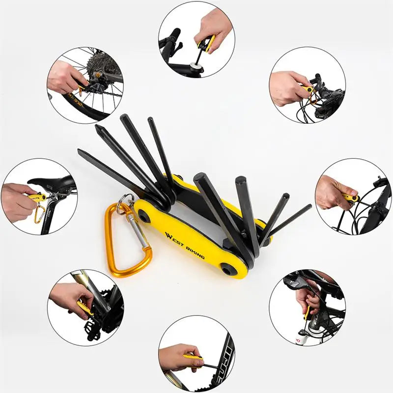 10-in-1 Multi-Tool Bicycle Repair Kit for Cyclists