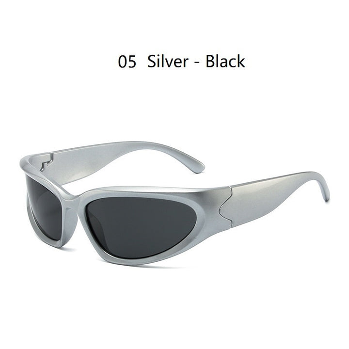 Y2K Punk Sports Sunglasses for Men and Women