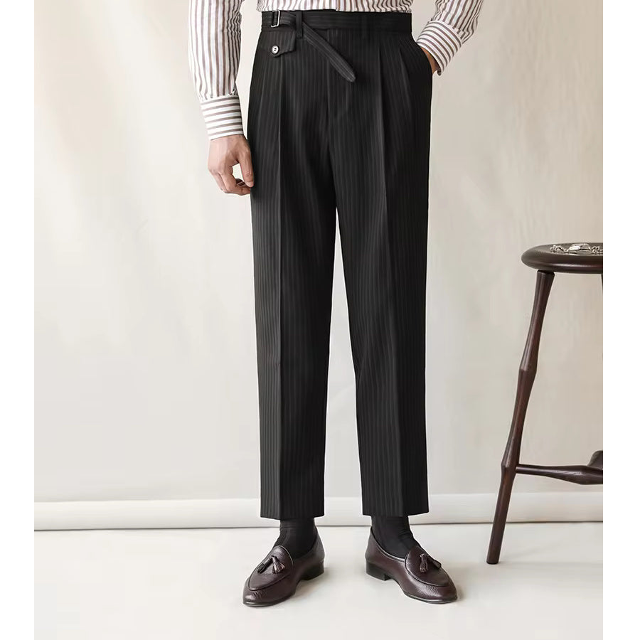 Luxury High Waist Casual Pants for Men