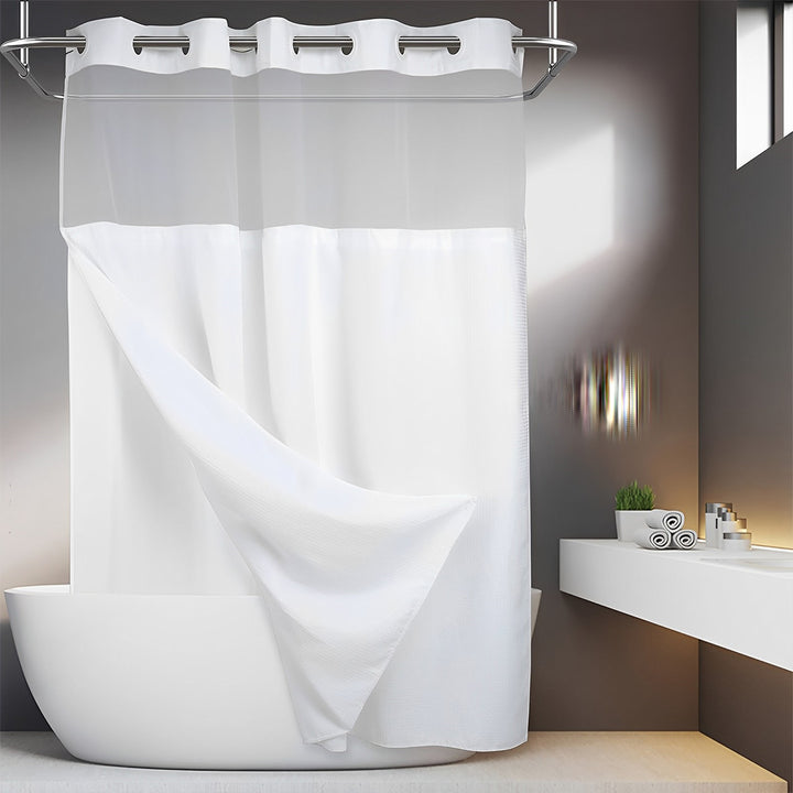 Waterproof Double Layer Shower Curtain