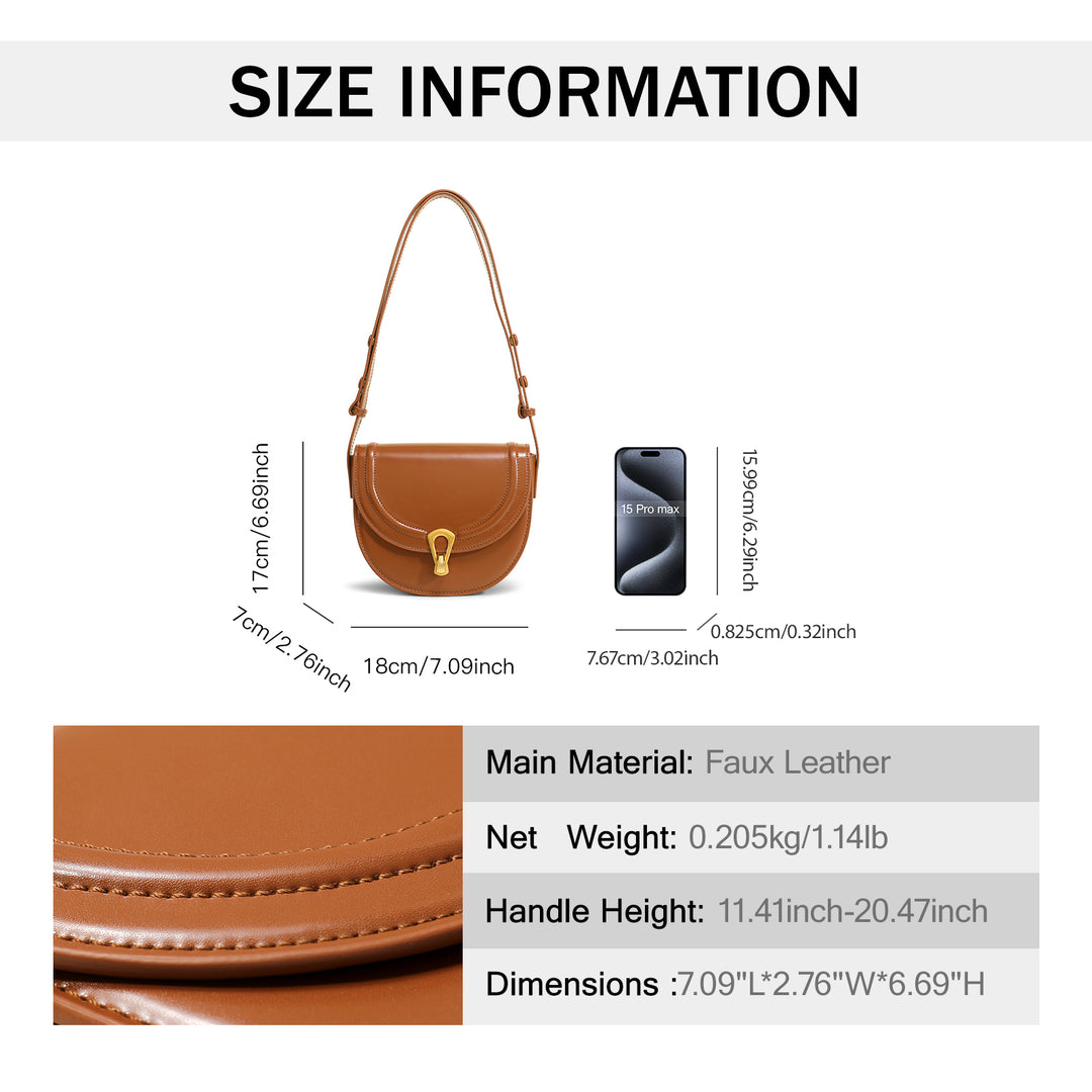 Versatile Saddle Bag for Women