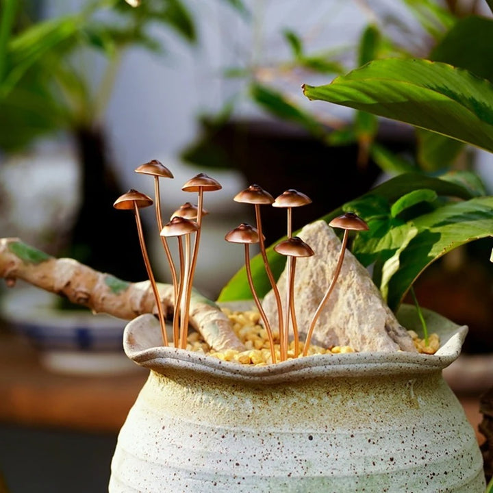 Creative Metal Simulation Mushroom Courtyard Decoration