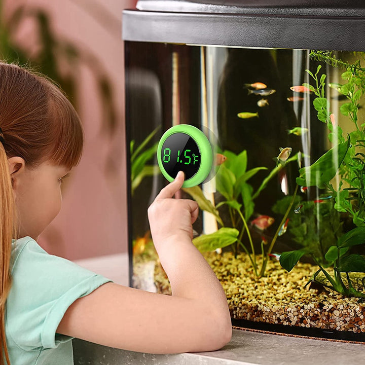 Aquarium Digital Thermometer with Large LCD Display