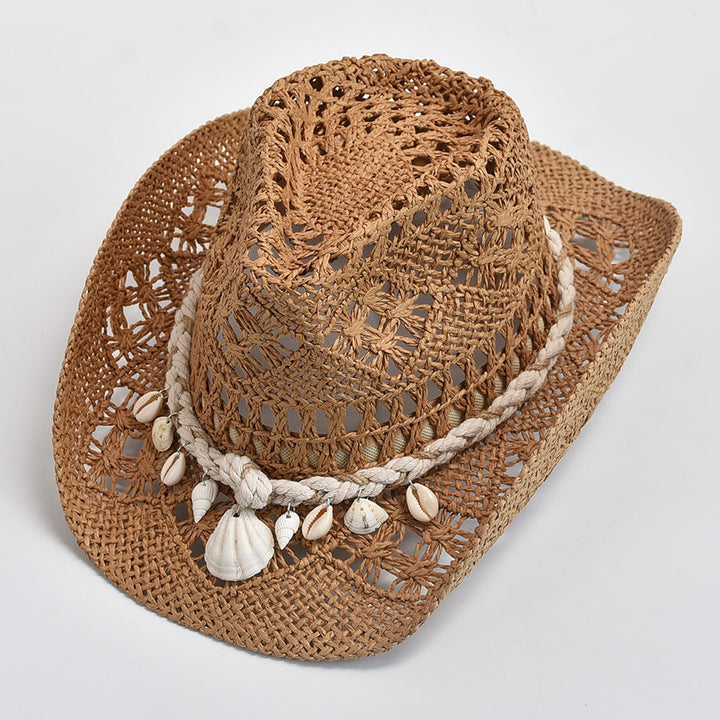 Summer Hand Woven Straw Hat for Women