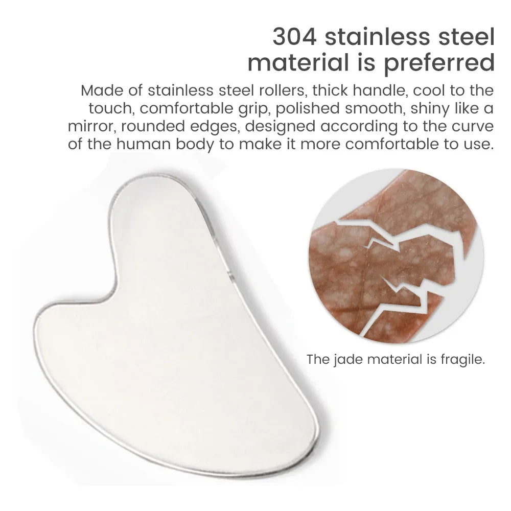 Stainless Steel Gua Sha Facial Tool