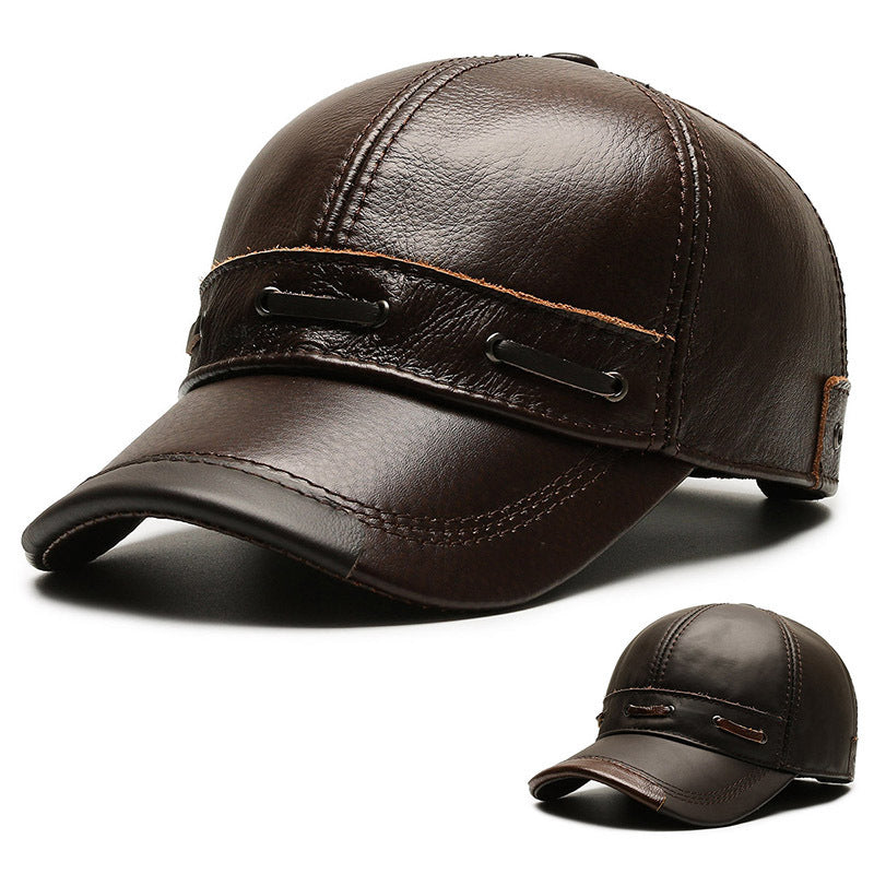 Men's Windproof Thermal Retro Peaked Cap