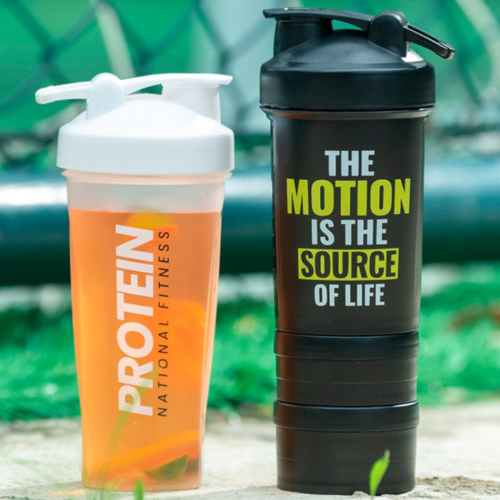 Portable Protein Shaker Bottle