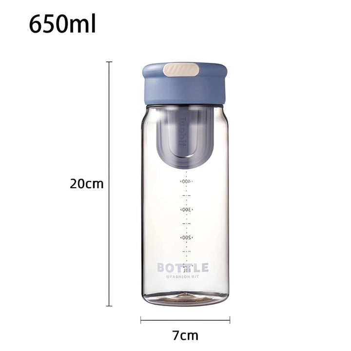 Minimalist Modern Ins-Style Sports Water Bottle with Tea Separator