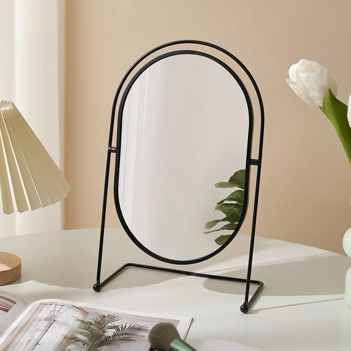 Large Minimalist Desktop Makeup Mirror