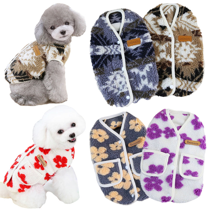 Warm Fleece Pet Vest