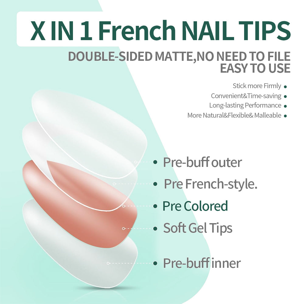 French Gel Nail Tips