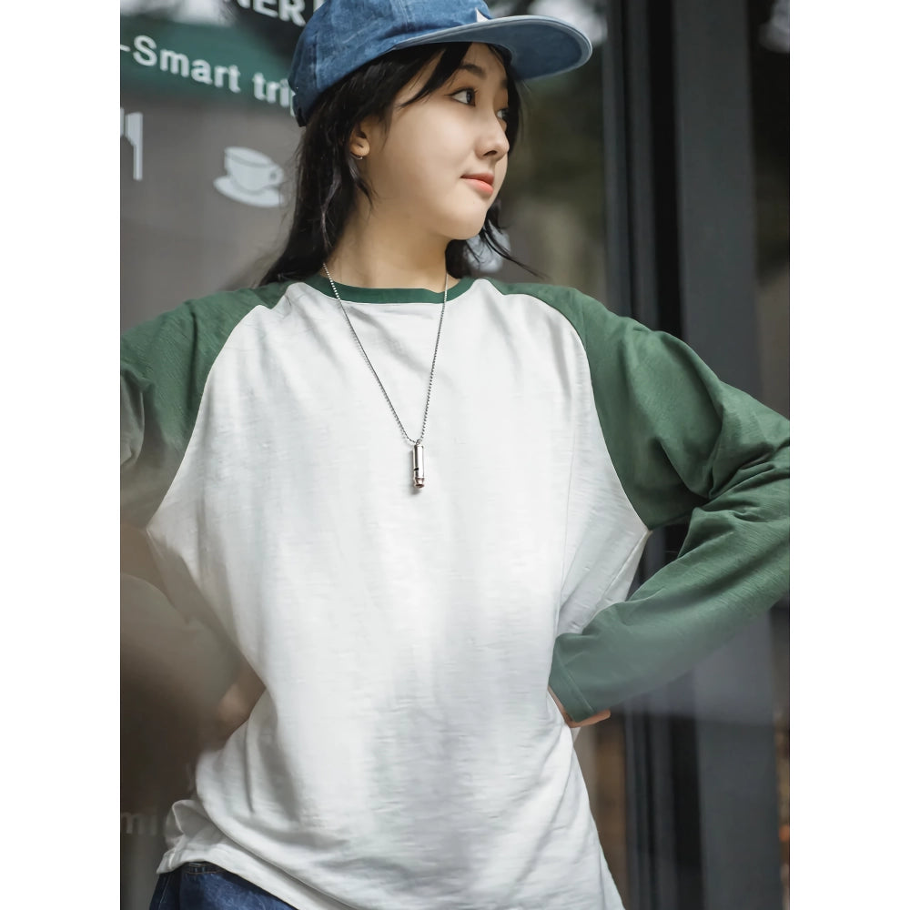 Vintage Long Sleeve Oversized Baseball T-Shirt