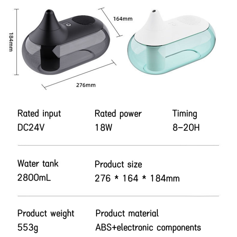 Ultrasonic Air Humidifier with Heavy Fog Mist Maker