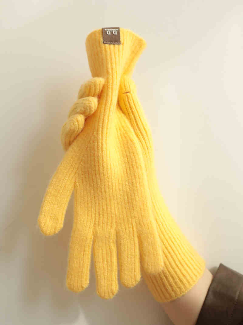 Warm-keeping And Cold-proof Finger Touch Screen Gloves