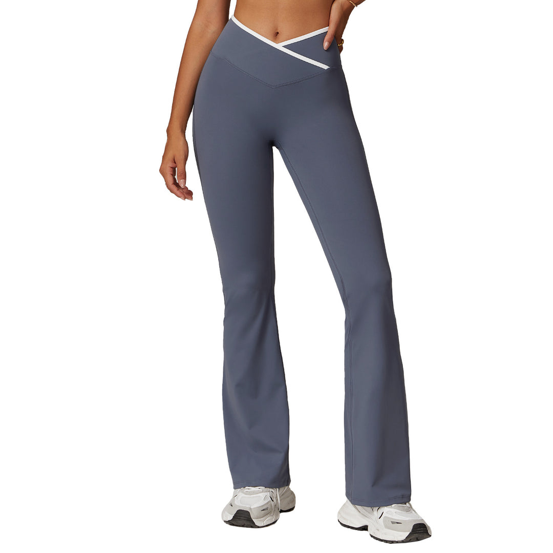 Women's Skinny Yoga Pants Micro-pull Cross High Waist