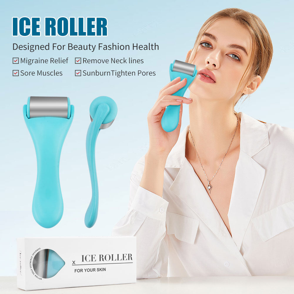 Stainless Steel Cooling Face Roller - Firm & Lift Your Skin