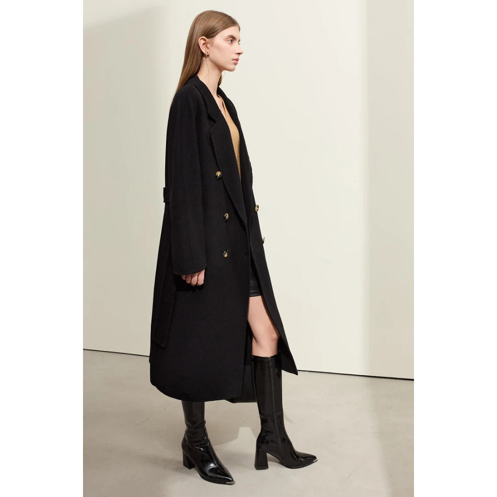 Elegant Autumn Woolen Coat for Women