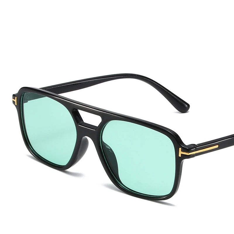 Fashion Square Rivet Sunglasses