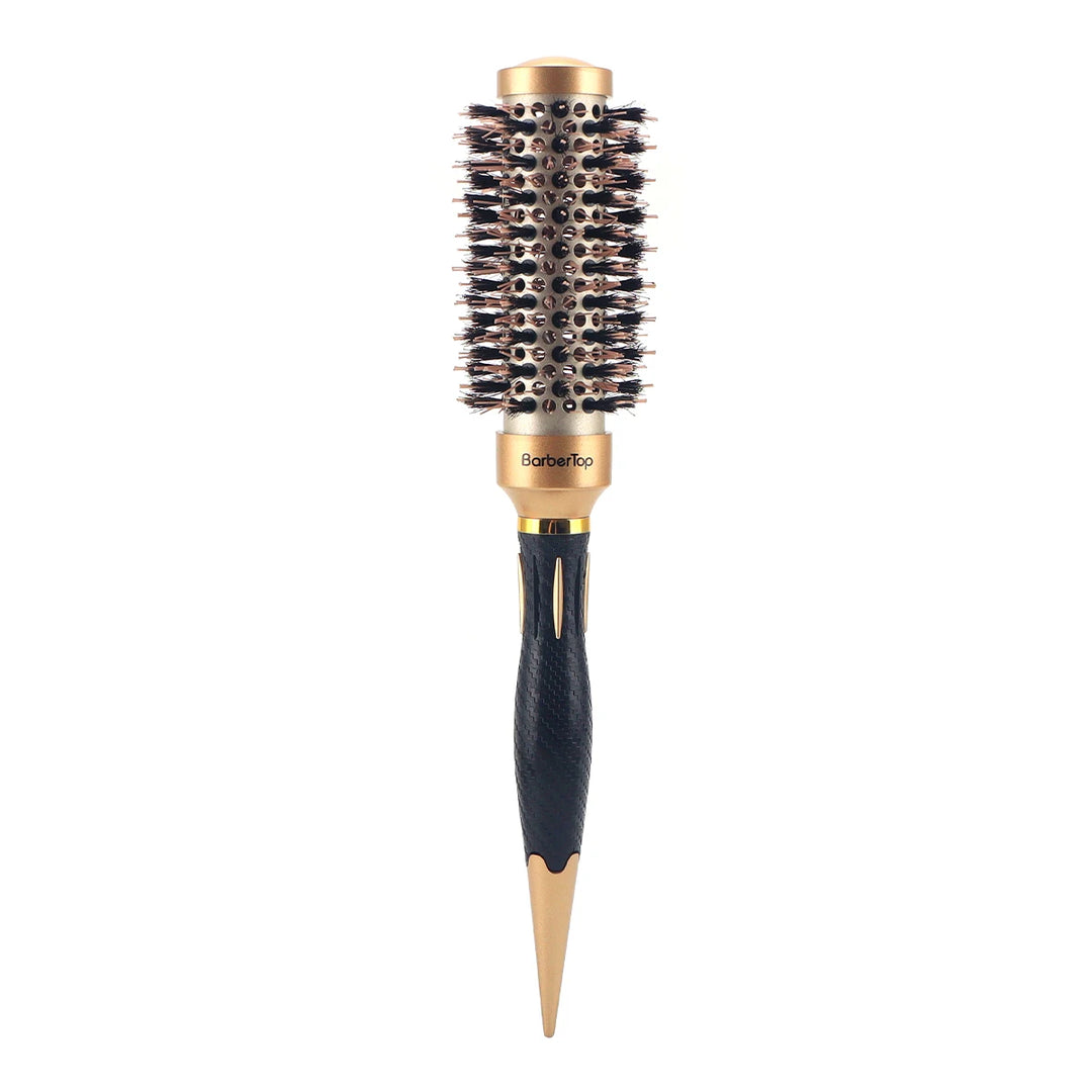 Boar Bristle Round Barrel Hair Curling Brush