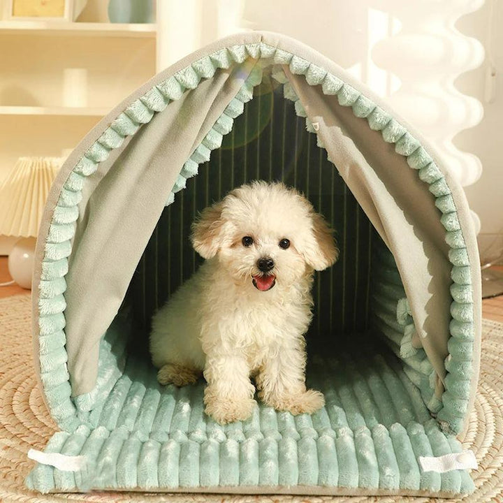 Cozy Enclosed Pet Dog Bed