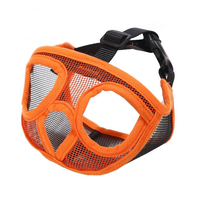 Breathable Mesh Muzzle for Flat-Faced Dogs