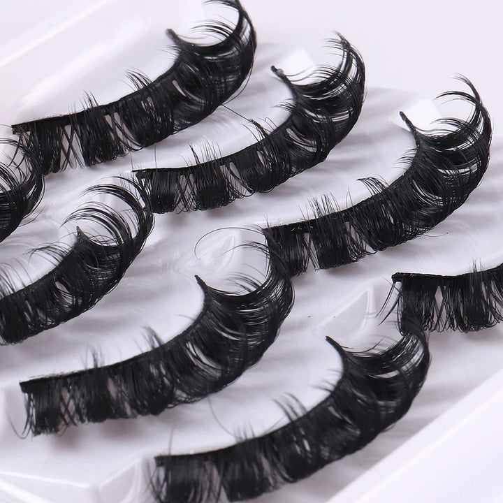 4 Pairs Fluffy 3D Mink False Eyelashes