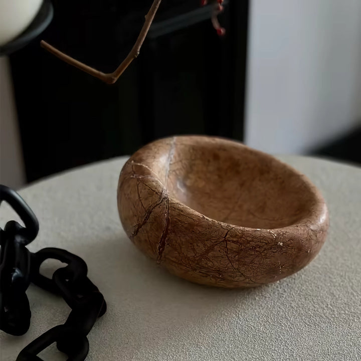 Rainforest Brown Marble Bowl