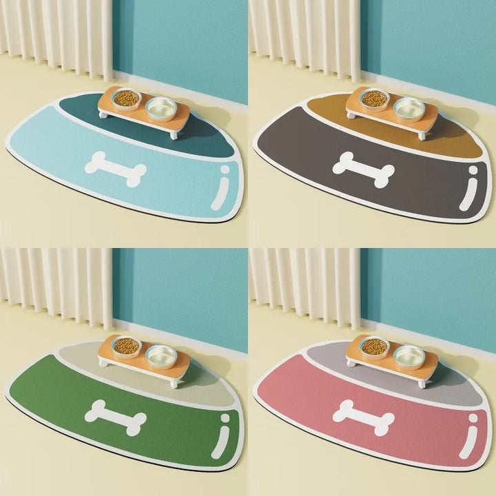 Absorbent Pet Feeding Mat for Dogs and Cats