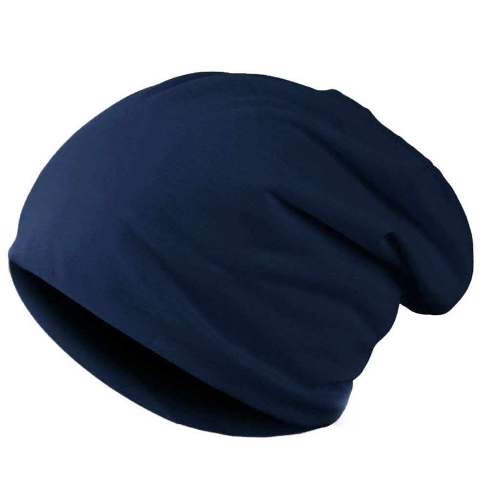 Solid Color Autumn Spring Beanies Hats For Man Male