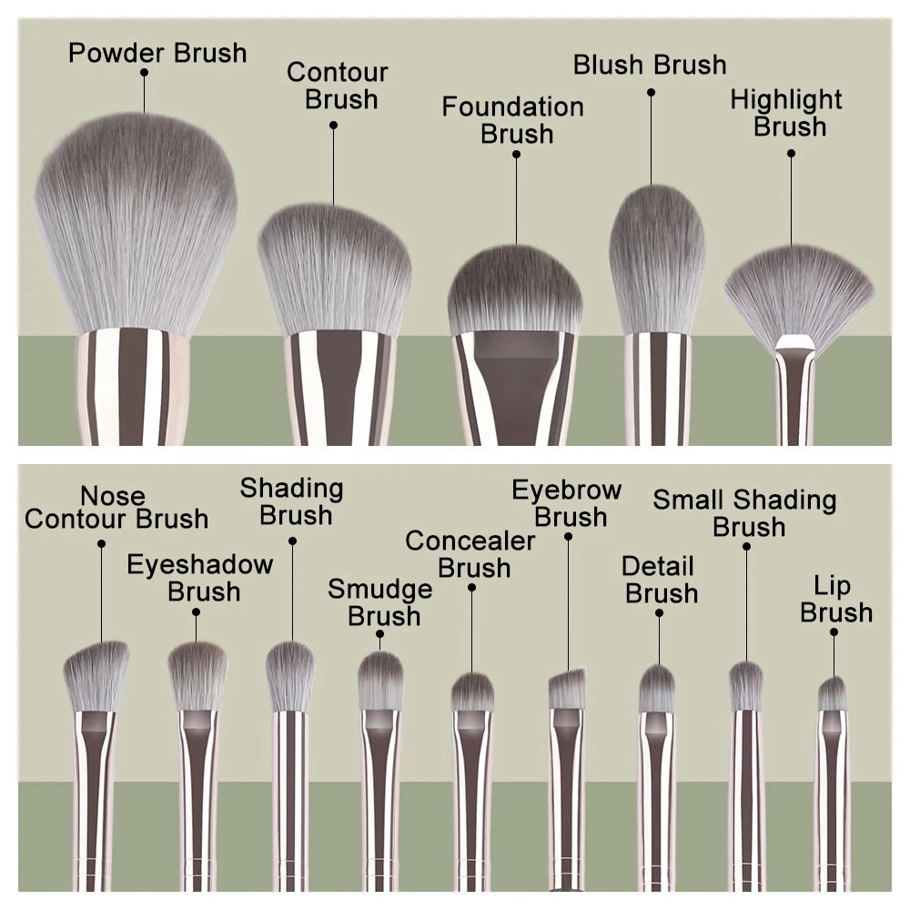 Soft Fluffy Makeup Brushes Set