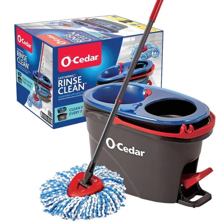 EasyWring Spin Mop and RinseClean System